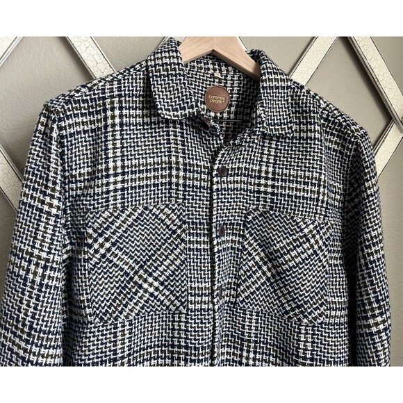 Common People Men's M Button Down Woven Heavyweight Shirt - Picture 3 of 10